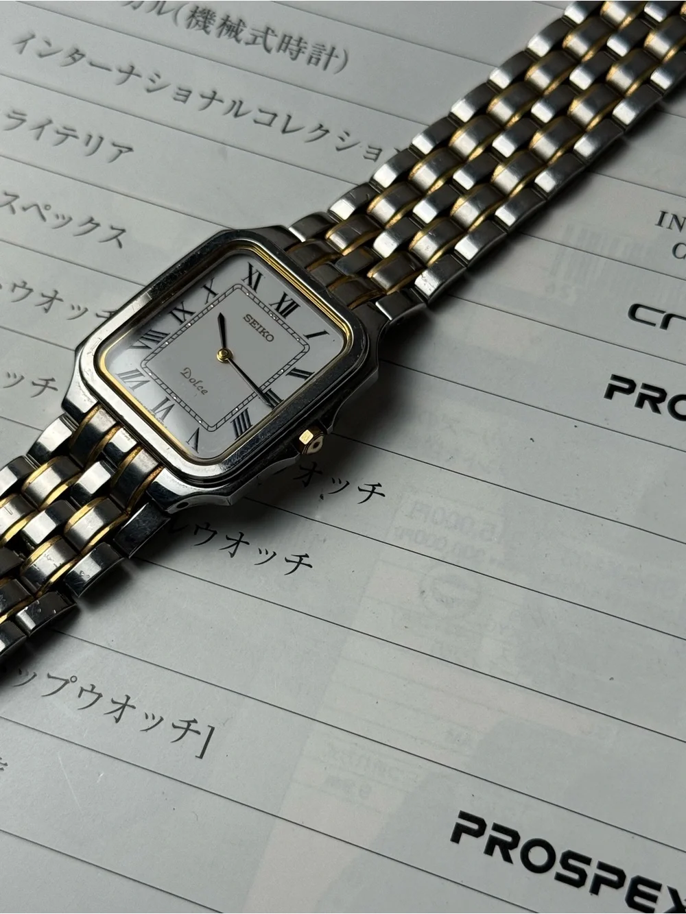 Vintage 1989 Seiko Dolce 5E30-5A40 Men’s Watch - Panthére Homage